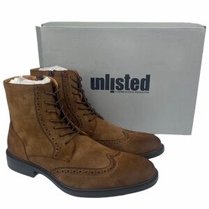 Kenneth Cole Unlisted Lace Up Side Zip Buzzer Boot